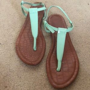 Teal Sandals